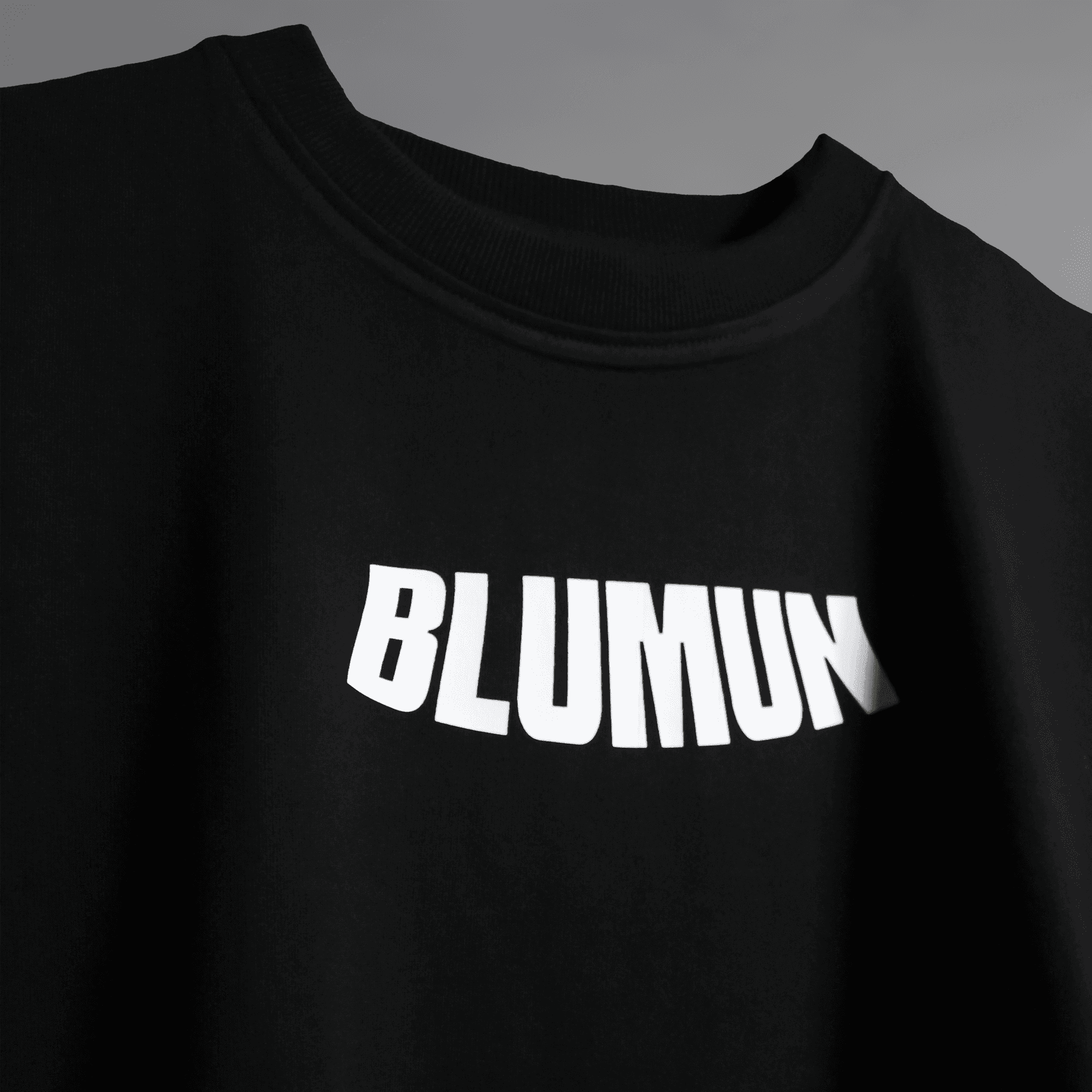 Do The Impossible " Crocodile " Black Blumun oversized (loose fit) drop shoulder t-shirt.