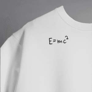 For The Absurds " Albert Einstein " white Blumun oversized (loose fit) drop shoulder t-shirt.