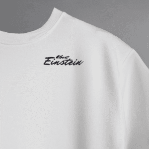 For The Absurds " Albert Einstein " white Blumun oversized (loose fit) drop shoulder t-shirt.