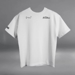 For The Absurds " Albert Einstein " white Blumun oversized (loose fit) drop shoulder t-shirt.