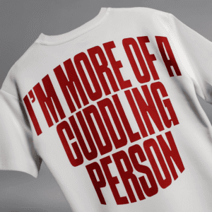 Fear Nothing " Lion white Blumun oversized (loose fit) drop shoulder t-shirt.