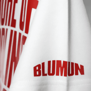 Fear Nothing " Lion white Blumun oversized (loose fit) drop shoulder t-shirt.