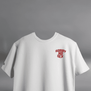 Fear Nothing " Lion white Blumun oversized (loose fit) drop shoulder t-shirt.