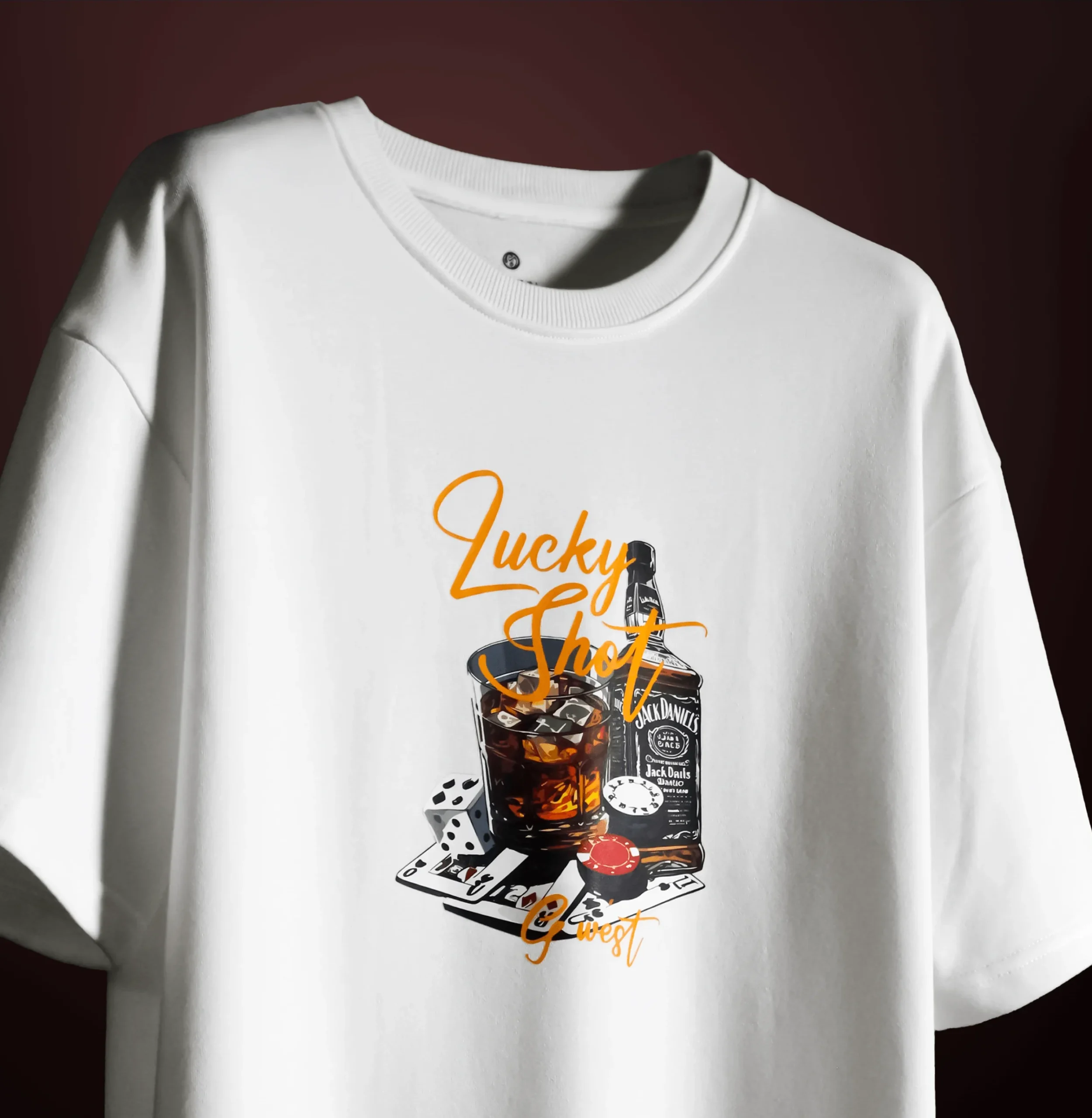 LUCKY SHOT OVERSIZED  T-SHIRT