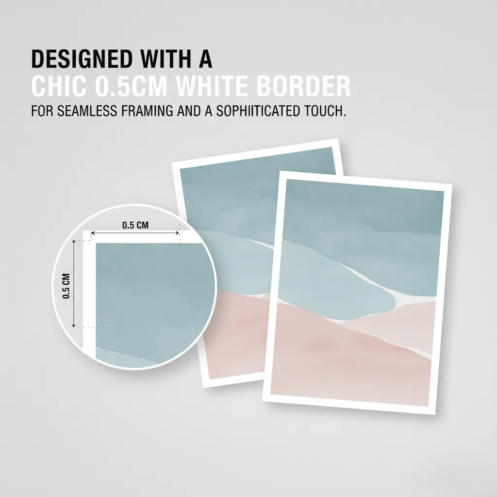 Blumun White Border Poster