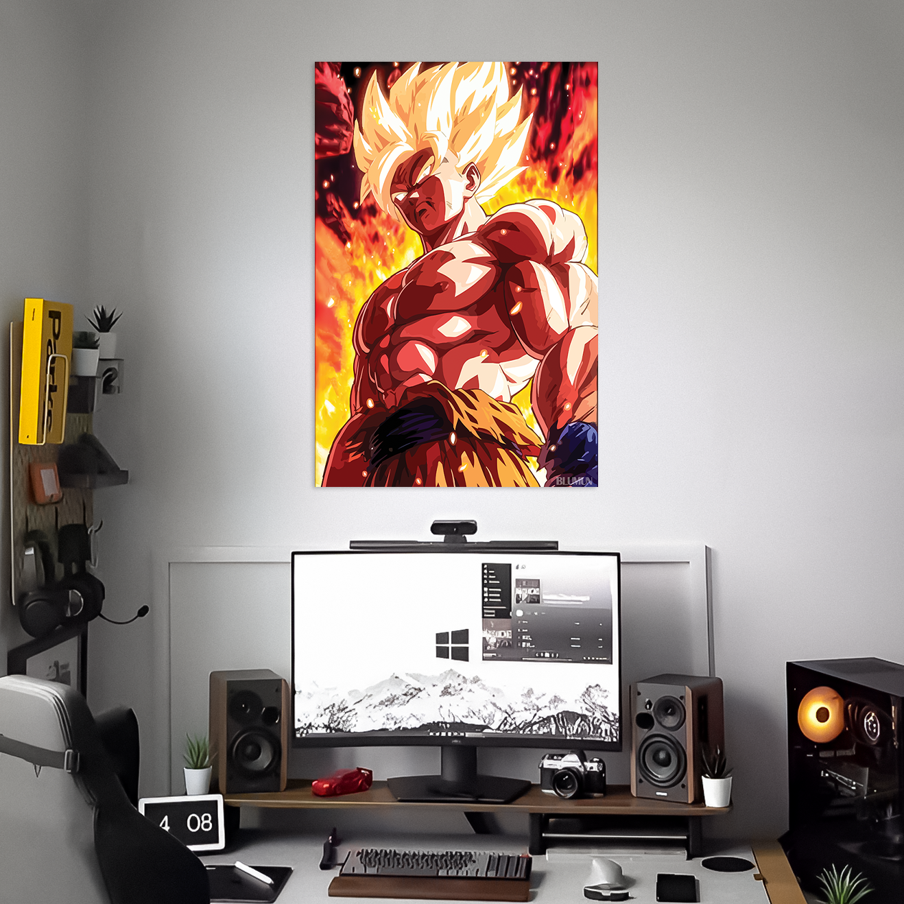 GOKU POSTER | DRAGON BALL Z POSTER | ANIME POSTERS
