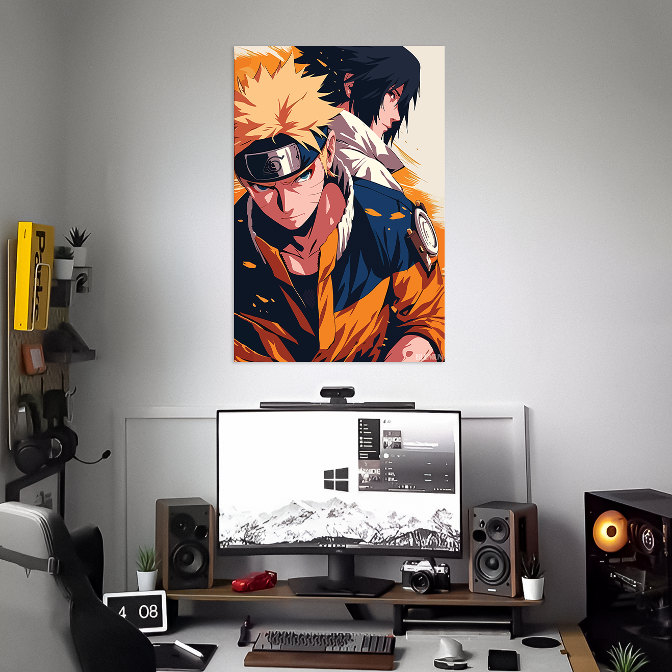 NARUTO & SASUKE POSTER | NARUTO POSTER | ANIME POSTERS