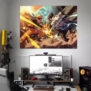 NARUTO & SASUKE POSTER | ANIME POSTERS | 2 PIECE SET