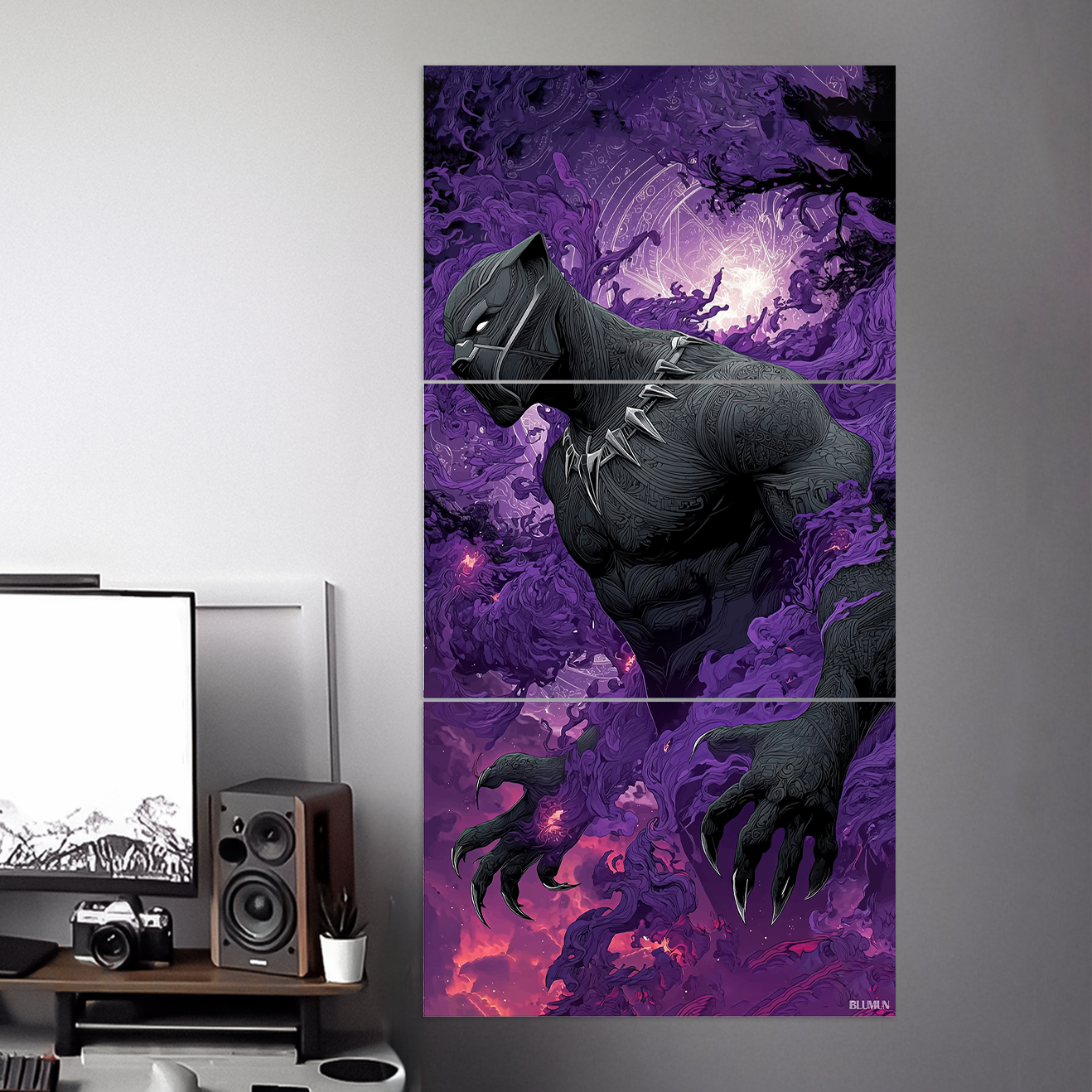 BLACK PANTHER POSTER | MARVEL POSTERS | 3 PIECE SET