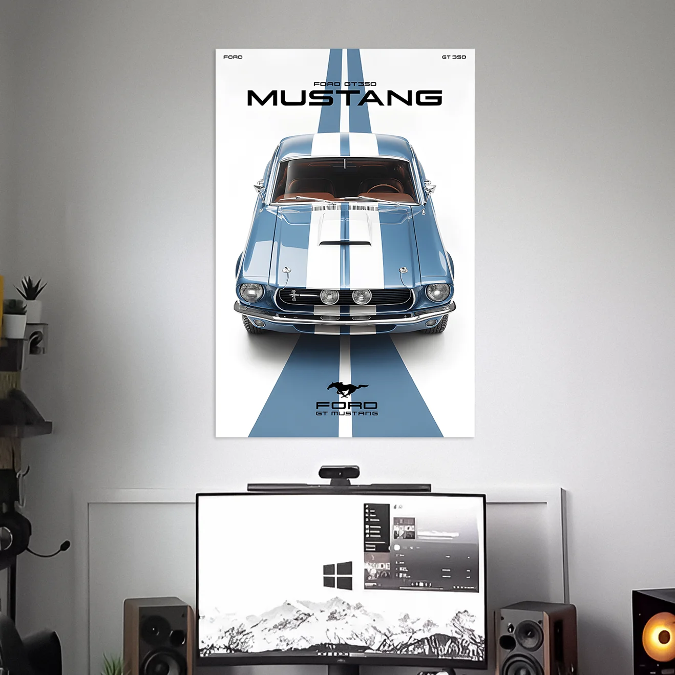 FORD MUSTANG POSTER | CAR POSTERS