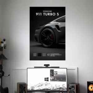 PORSCHE 911 TURBO S POSTER | CAR POSTERS