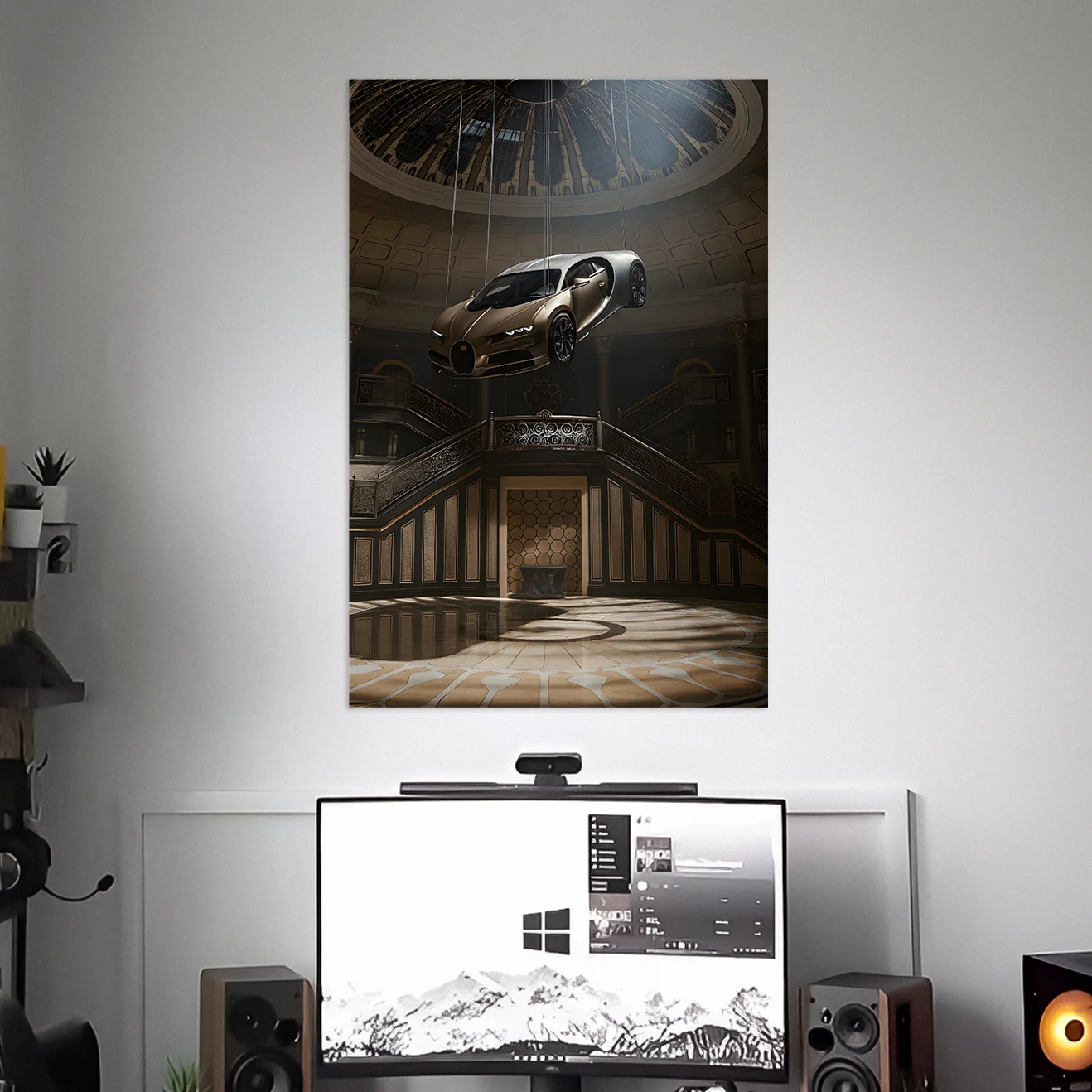 BUGATI CHIRON HYPERCAR POSTER | CAR POSTERS | HANGING CAR POSTER