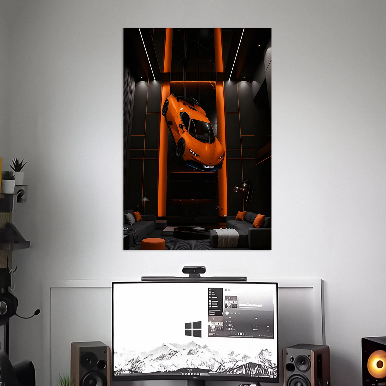 McLAREN HYPERCAR POSTER | CAR POSTERS | HANGING CAR POSTER