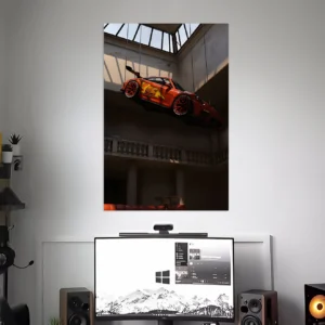 PORSCHE 911 GT3 RS POSTER | CAR POSTERS | HANGING CAR POSTER