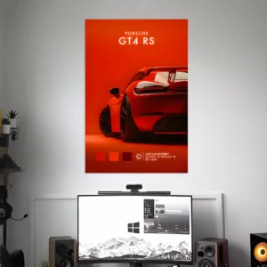 PORSCHE GT4 RS POSTER | CAR POSTERS