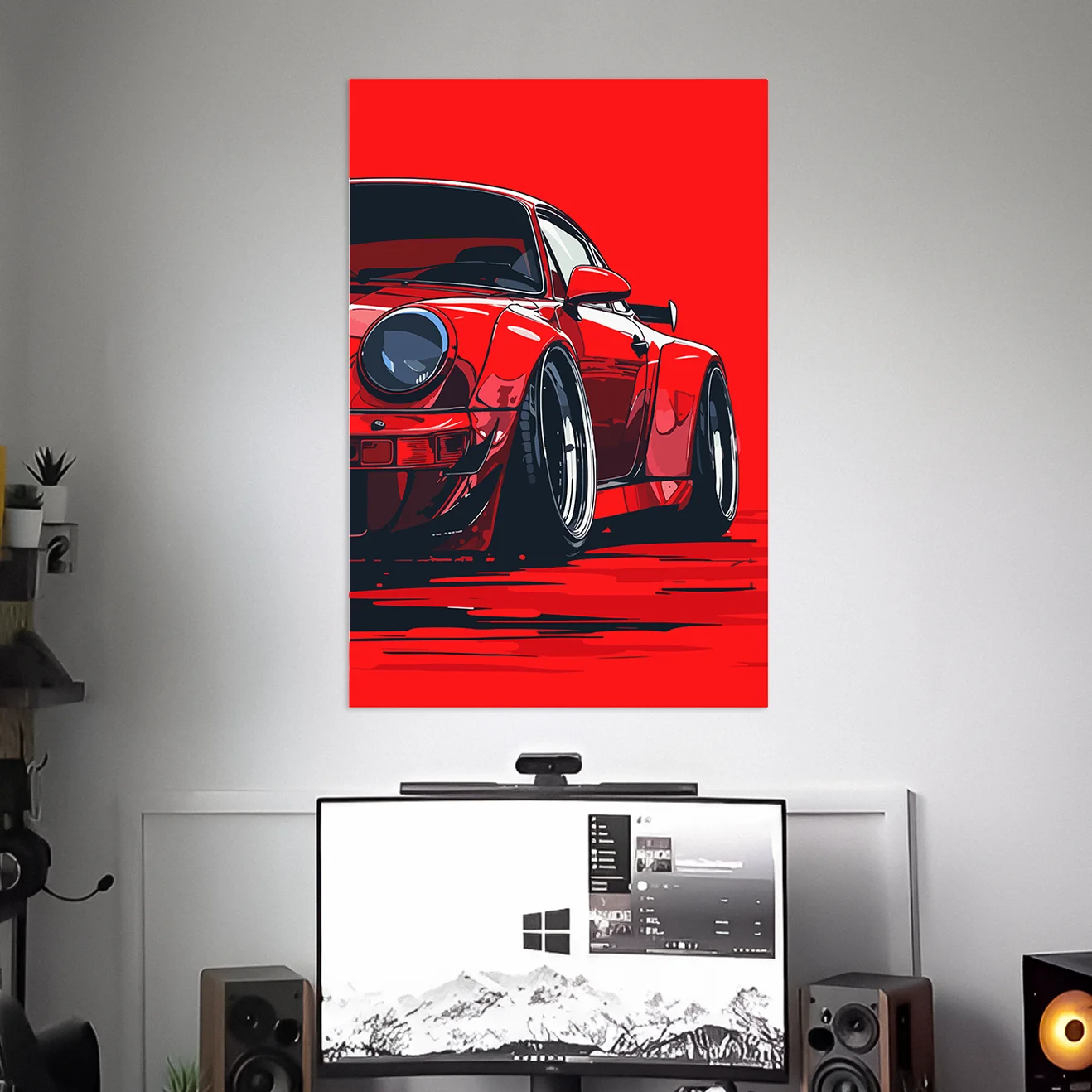 PORSCHE 911 RWB POSTER | CAR POSTERS