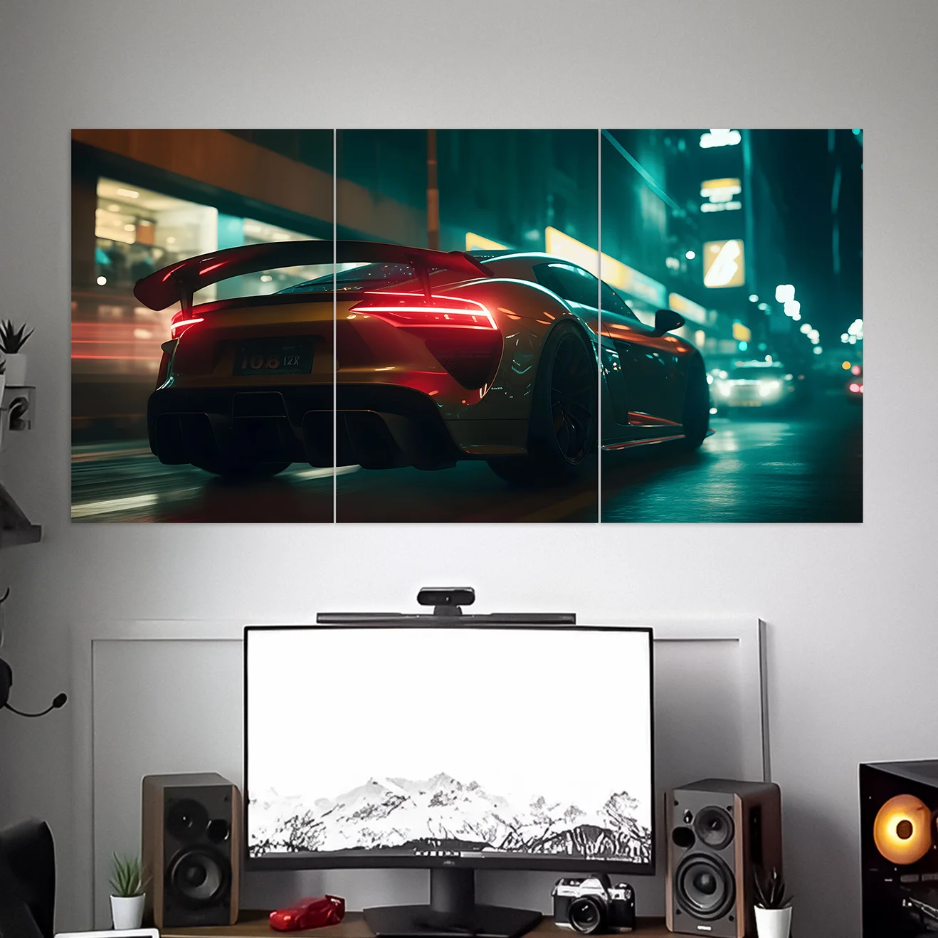 AUDI R8 POSTER | CAR POSTERS | 3 PIECE SET