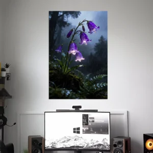 HAREBELL FLOWERS ART POSTER | WALL ART | NATURE POSTERS