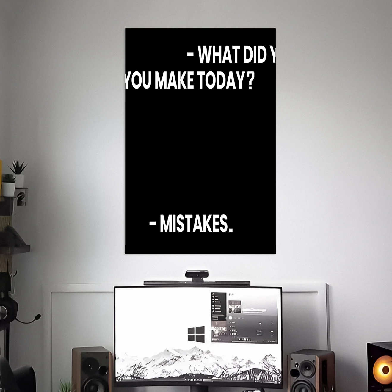 MISTAKES POSTER | TEXTS POSTERS | AESTHETIC POSTERS